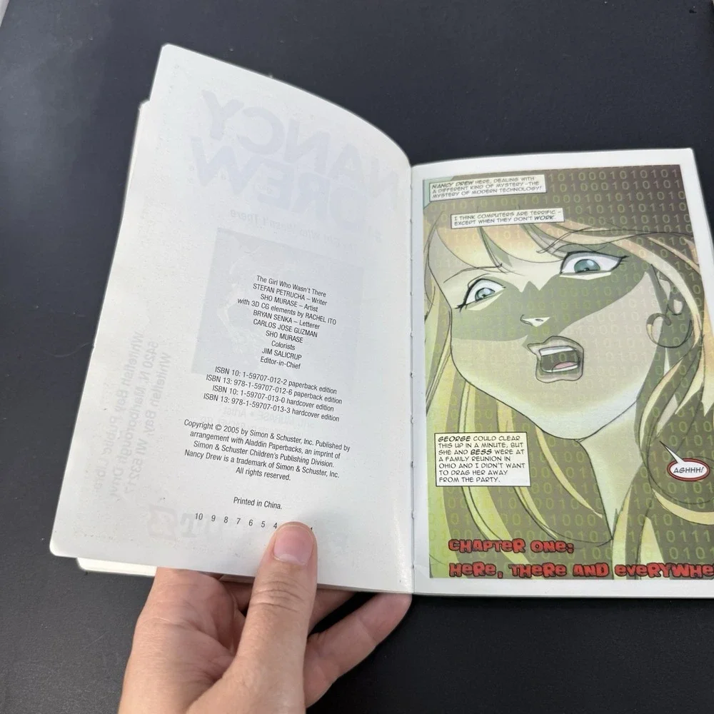 Nancy Drew Graphic Novel Lot #4 & #12 PaperCutz PB Library Edition Carolyn Keene